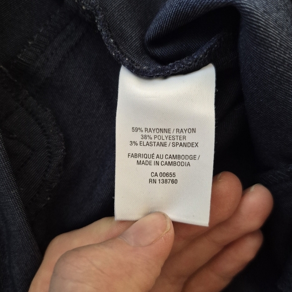 🍁Reitmans Women’s Navy Blue Pull-On Dress Pants – Size 7 - Picture 4 of 4